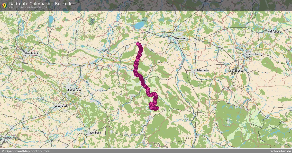 Radtour Golmbach – Beckedorf