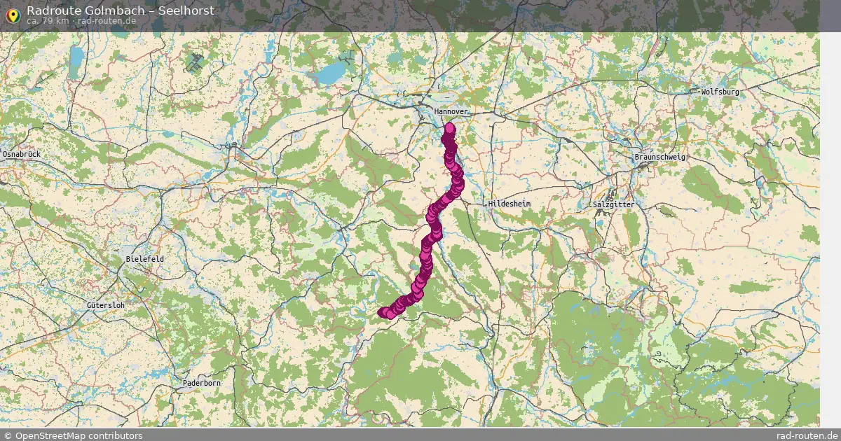 Fahrradroute Golmbach – Seelhorst