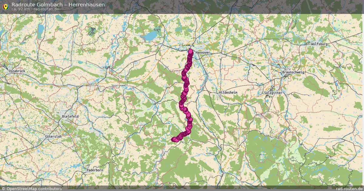 Radtour Golmbach – Herrenhausen