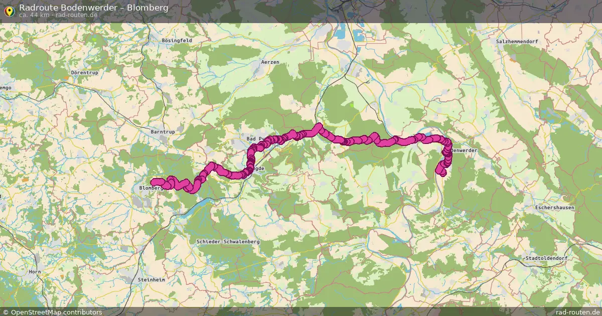 Radtour Bodenwerder – Blomberg