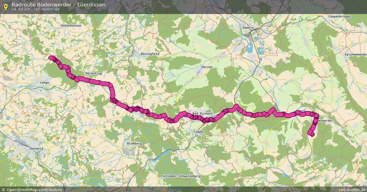 Radtour Bodenwerder – Lüerdissen