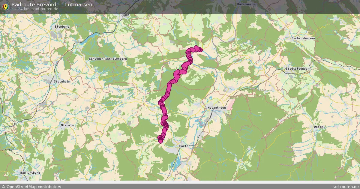Radtour Brevörde – Lütmarsen