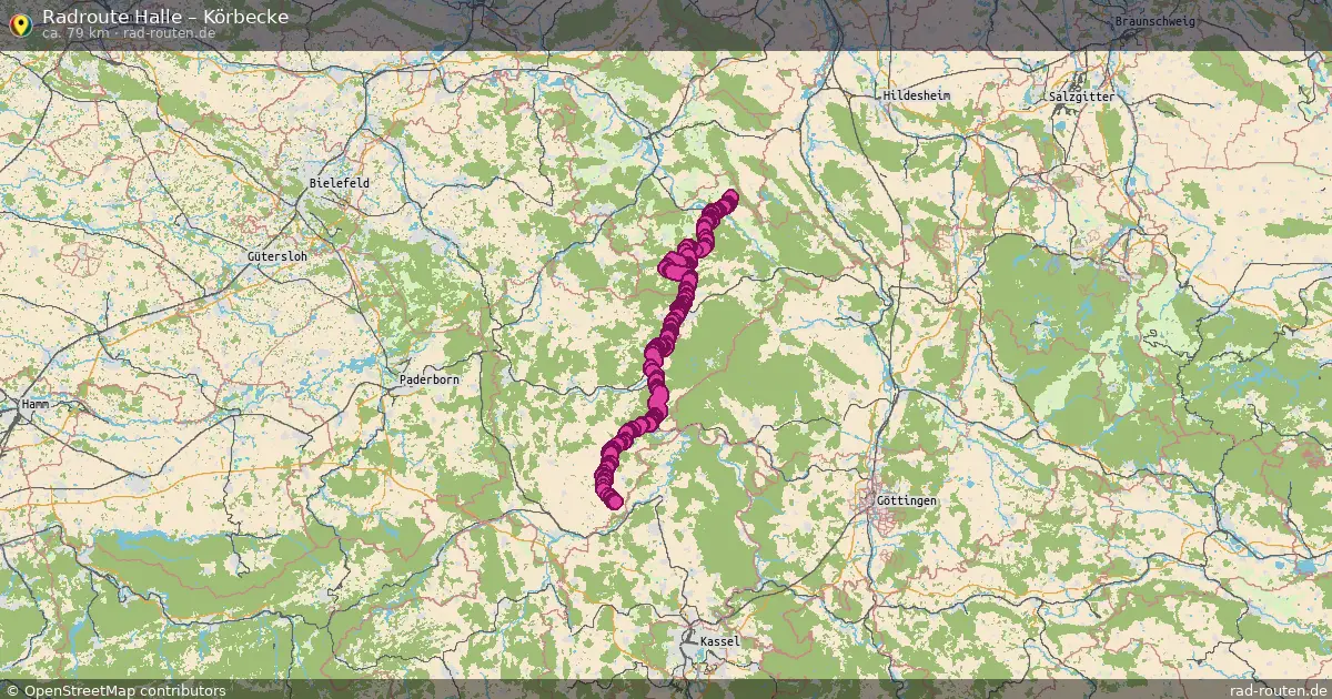 Radtour Halle – Körbecke