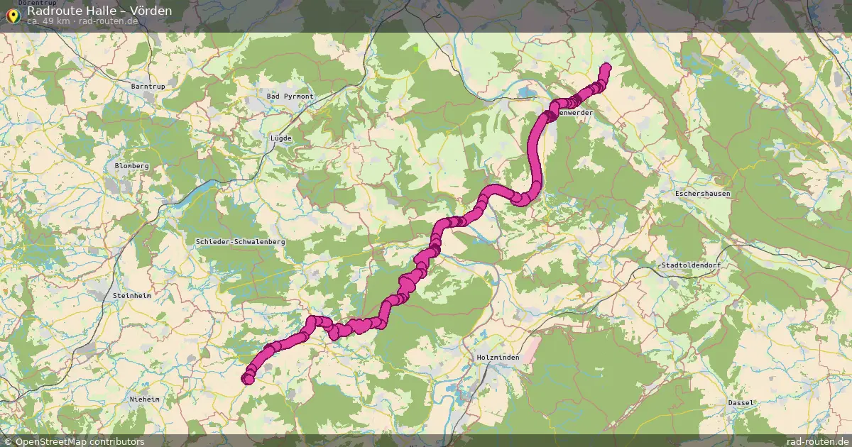 Radtour Halle – Vörden