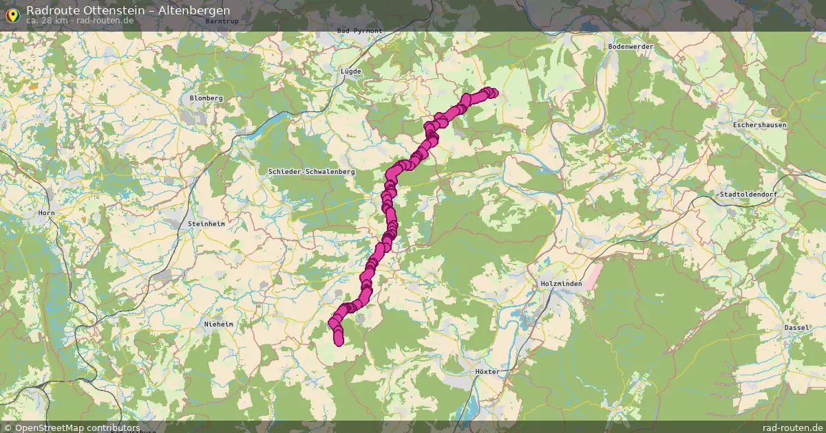 Radtour Ottenstein – Altenbergen