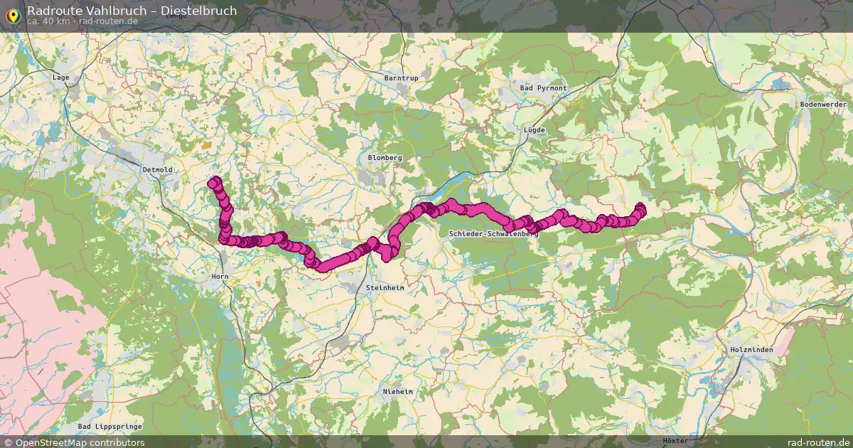 Radtour Vahlbruch – Diestelbruch