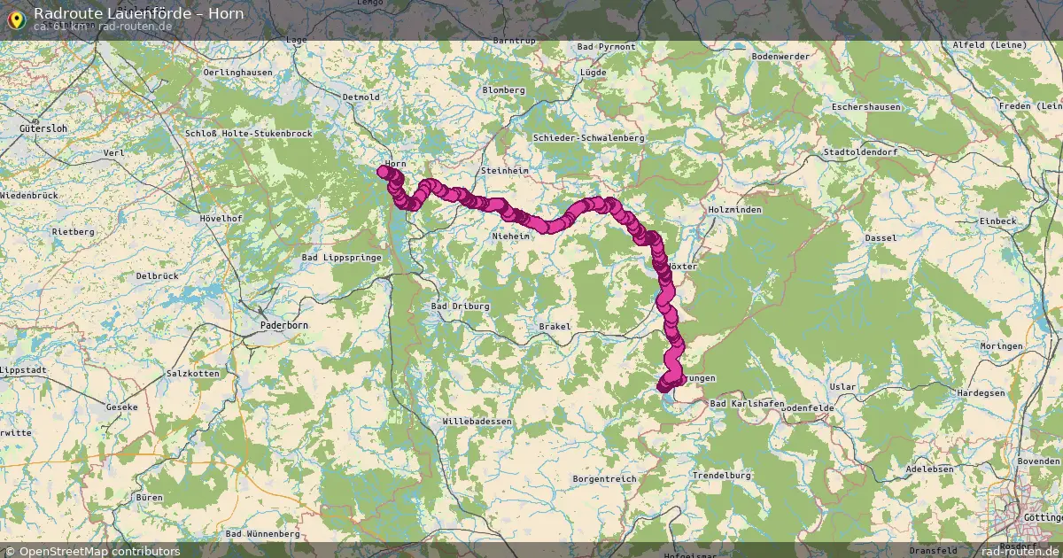 Radtour Lauenförde – Horn