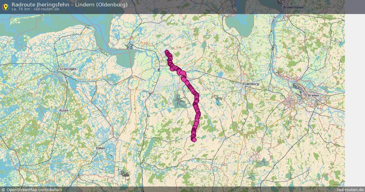 Radtour Jheringsfehn – Lindern (Oldenburg)
