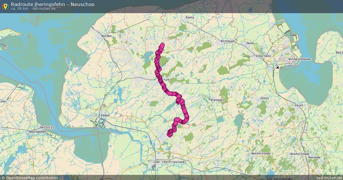 Radtour Jheringsfehn – Neuschoo