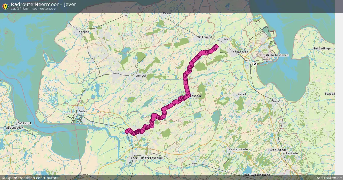 Radtour Neermoor – Jever