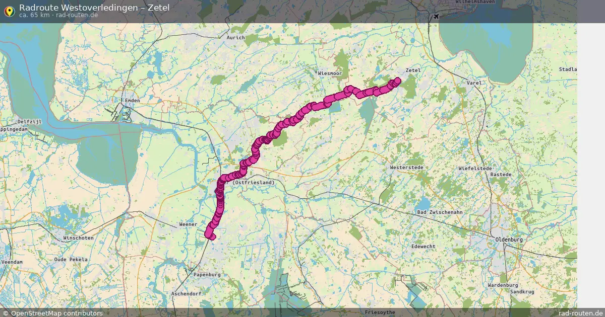 Radtour Westoverledingen – Zetel