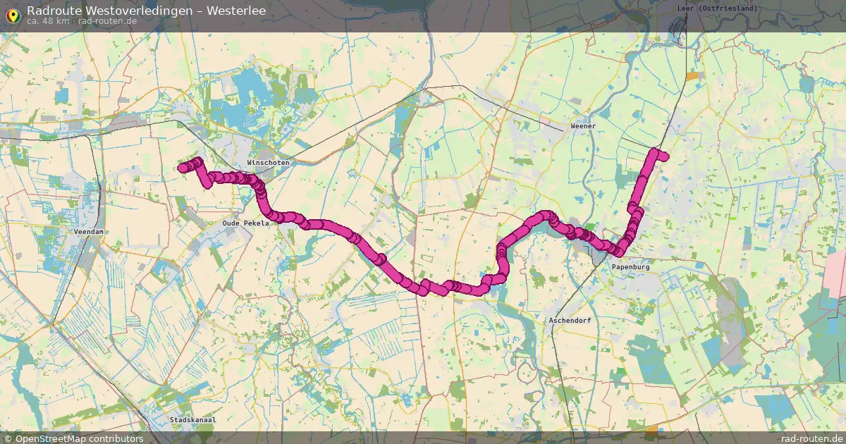 Radtour Westoverledingen – Westerlee