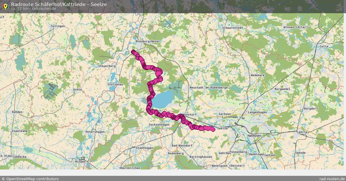 Radtour Schäferhof Kattriede – Seelze