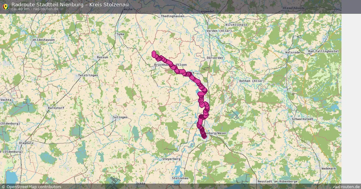 Radtour Stadtteil Nienburg – Kreis Stolzenau