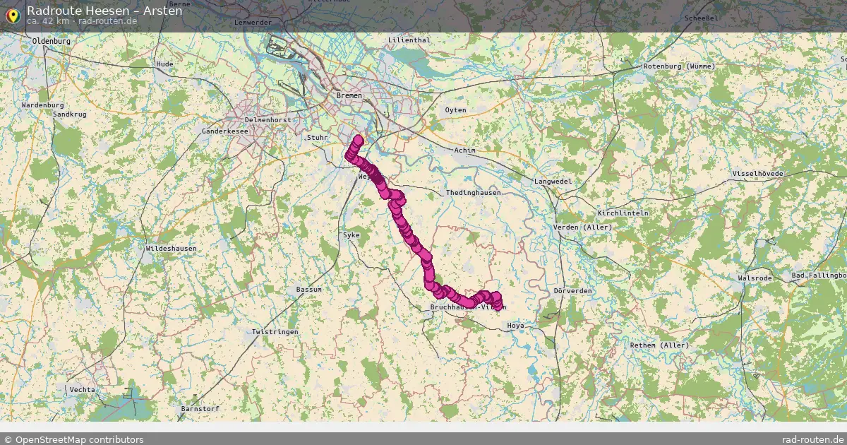 Radtour Heesen – Arsten