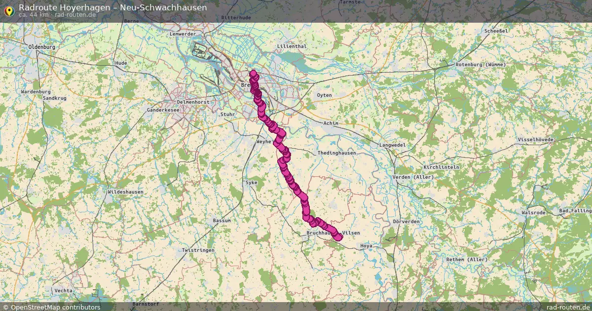 Radtour Hoyerhagen – Neu-Schwachhausen