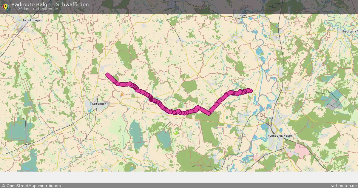 Radtour Balge – Schwaförden