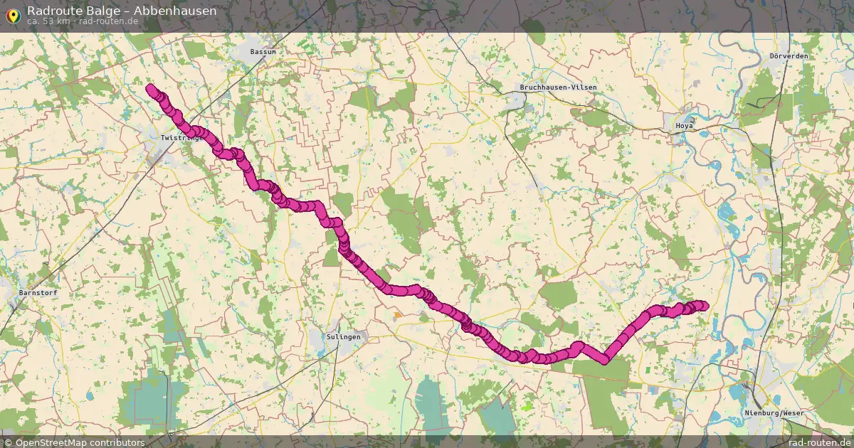 Radtour Balge – Abbenhausen