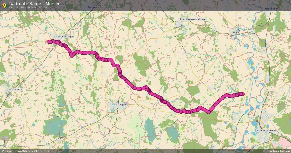 Radtour Balge – Mörsen
