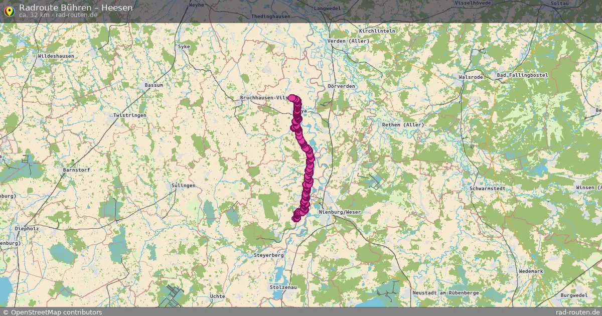 Radtour Bühren – Heesen