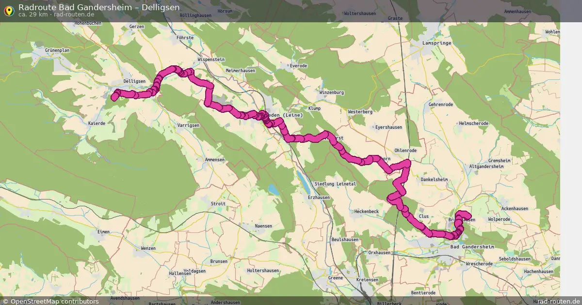 Radtour Bad Gandersheim – Delligsen