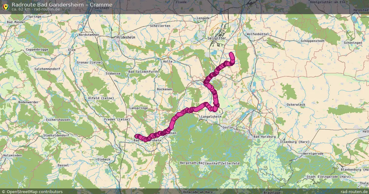 Radtour Bad Gandersheim – Cramme