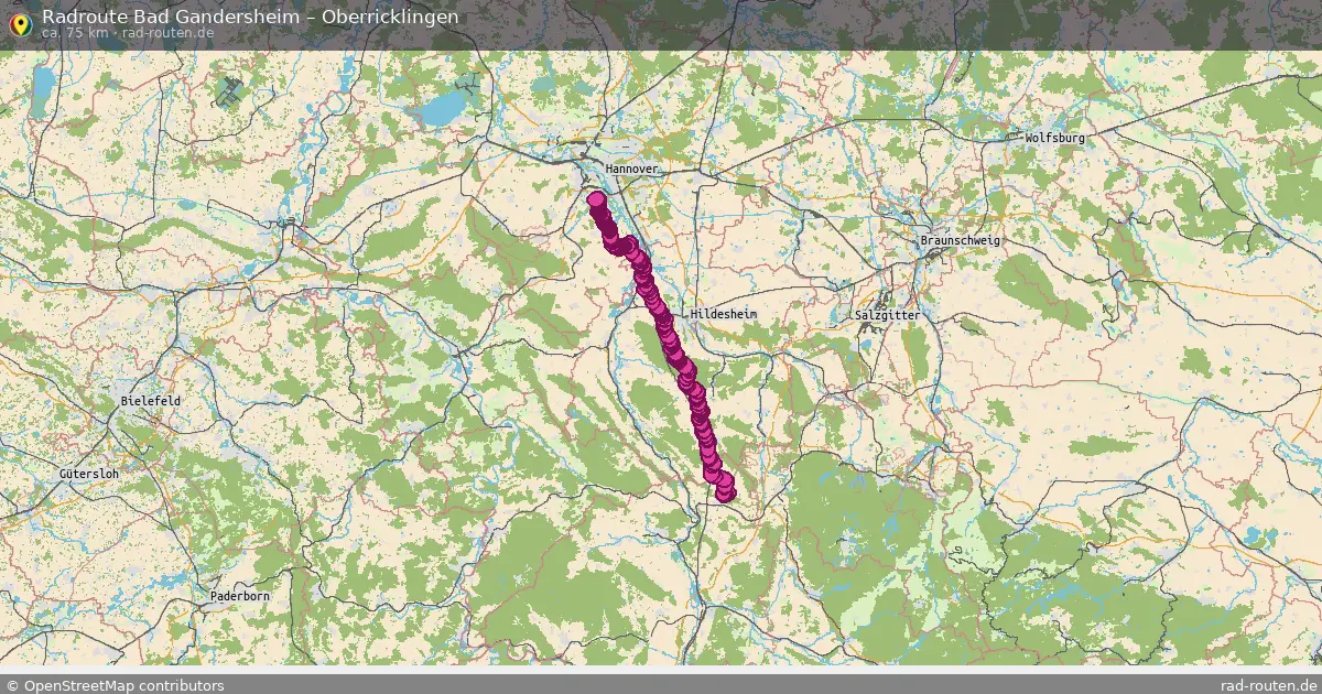 Radtour Bad Gandersheim – Oberricklingen