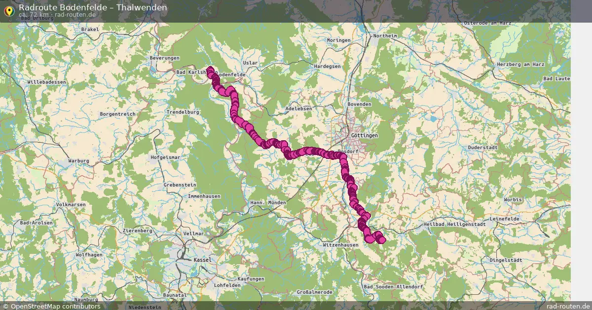 Radtour Bodenfelde – Thalwenden