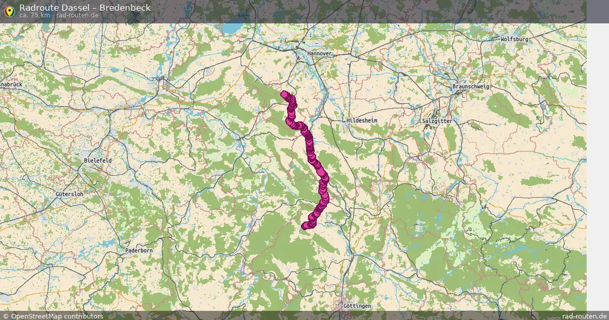 Fahrradroute Dassel – Bredenbeck