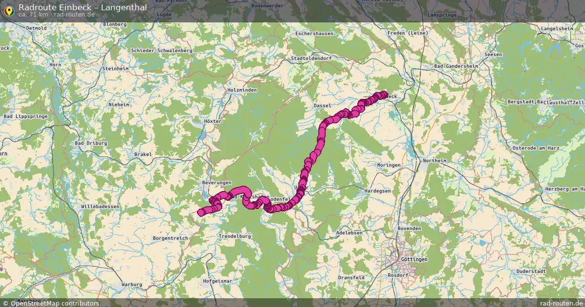 Radtour Einbeck – Langenthal