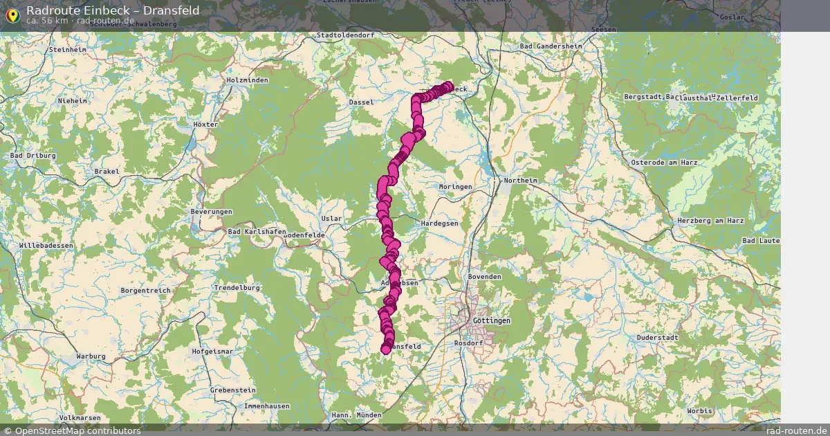 Radtour Einbeck – Dransfeld