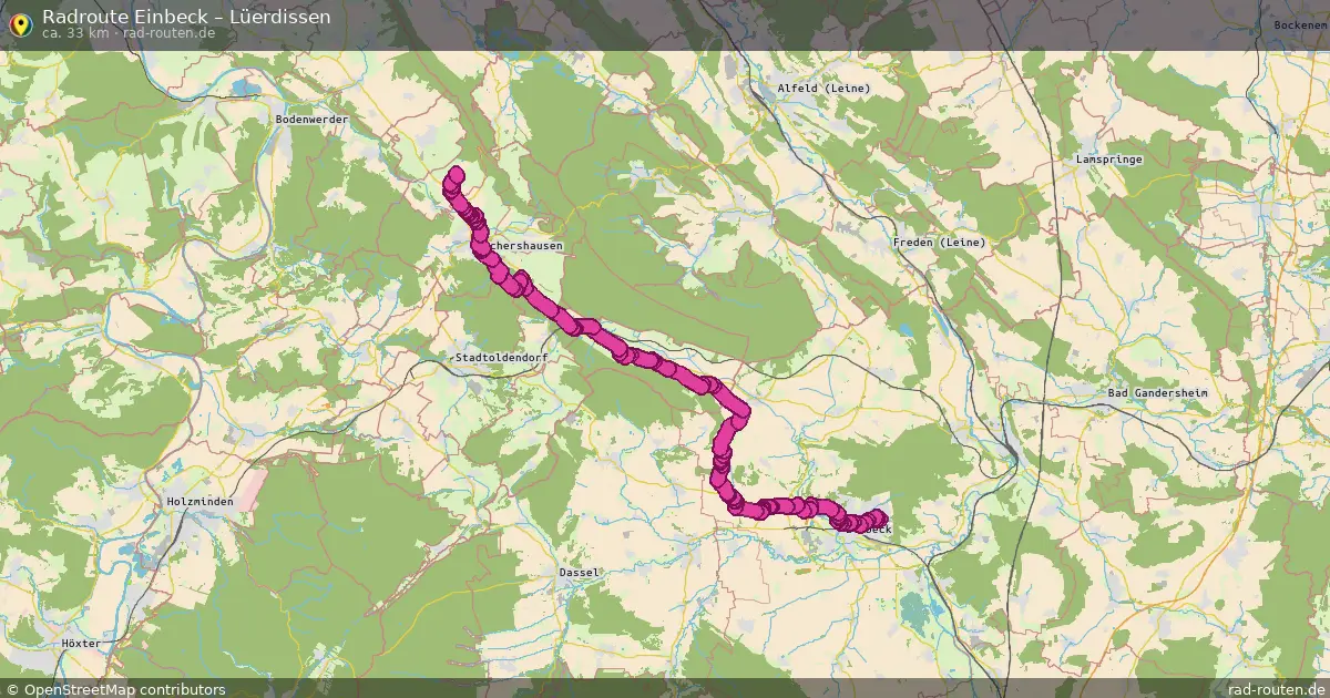 Radtour Einbeck – Lüerdissen