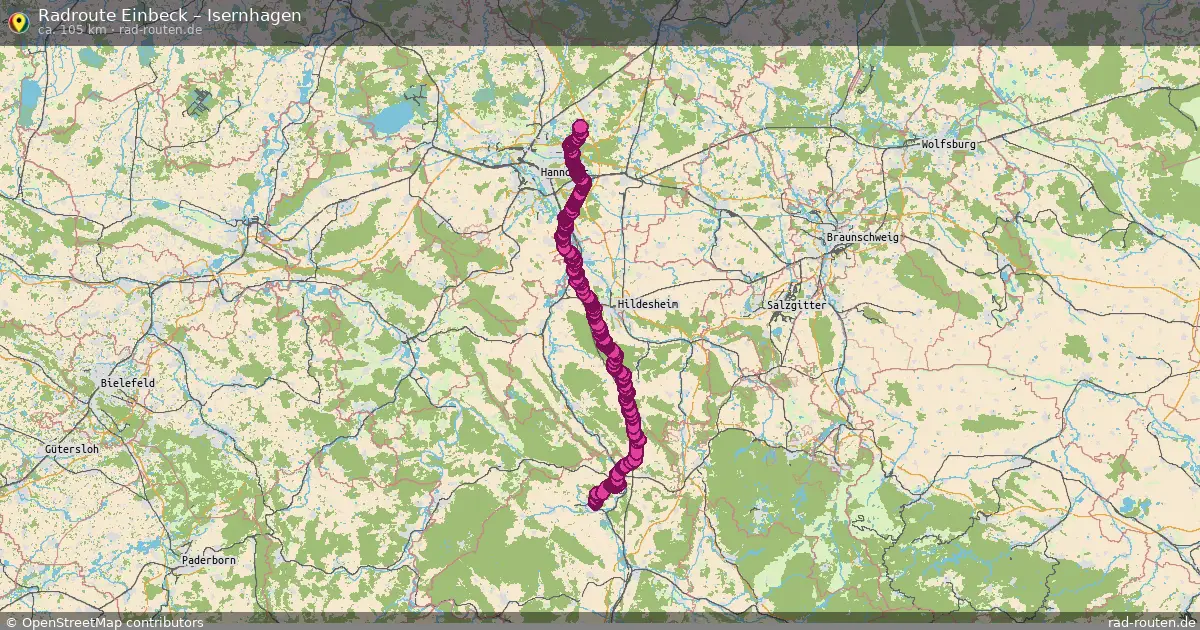 Radtour Einbeck – Isernhagen