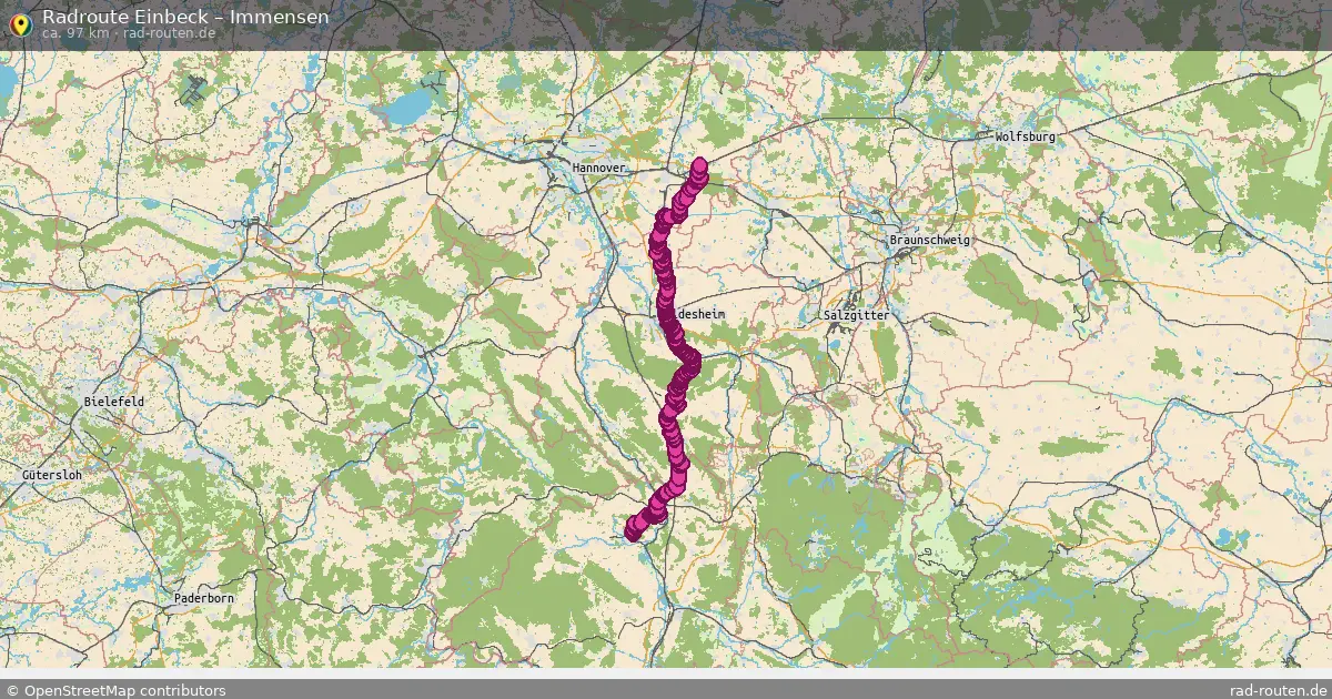 Radtour Einbeck – Immensen