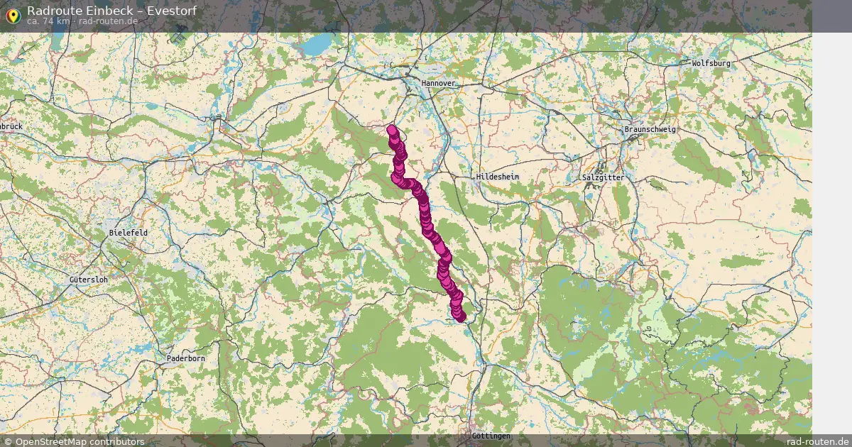 Radtour Einbeck – Evestorf