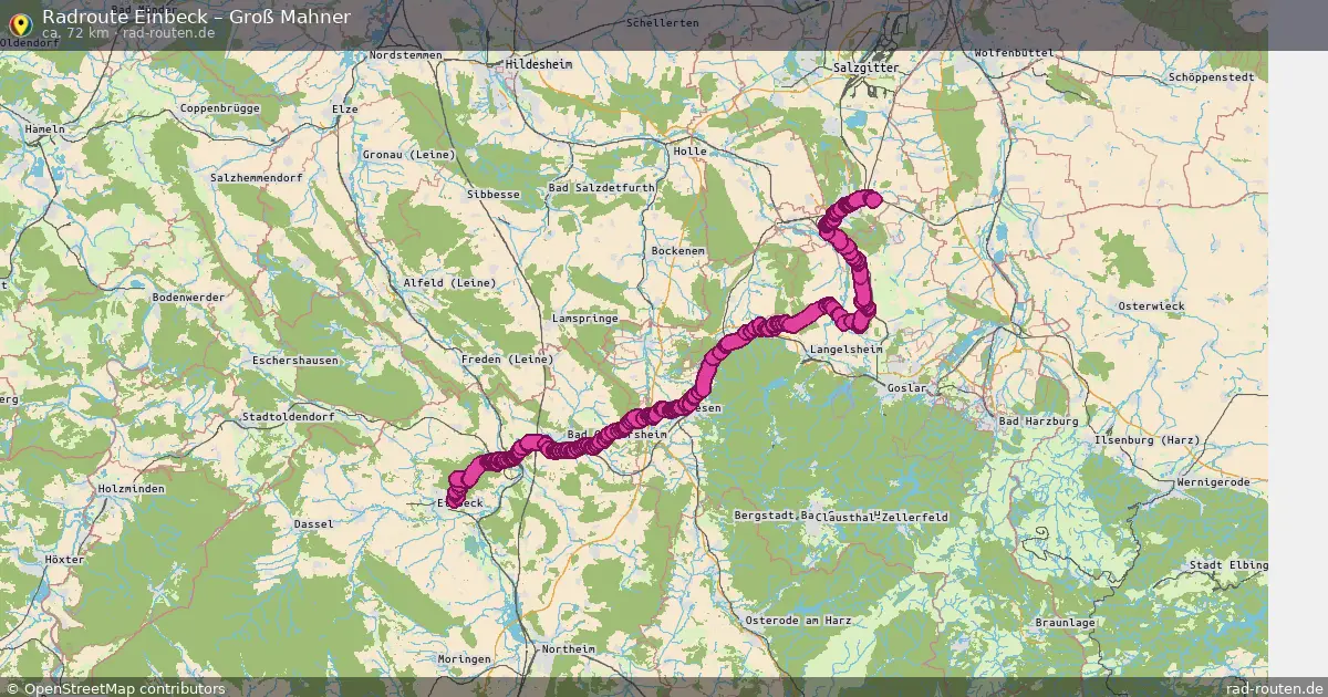 Radtour Einbeck – Groß Mahner