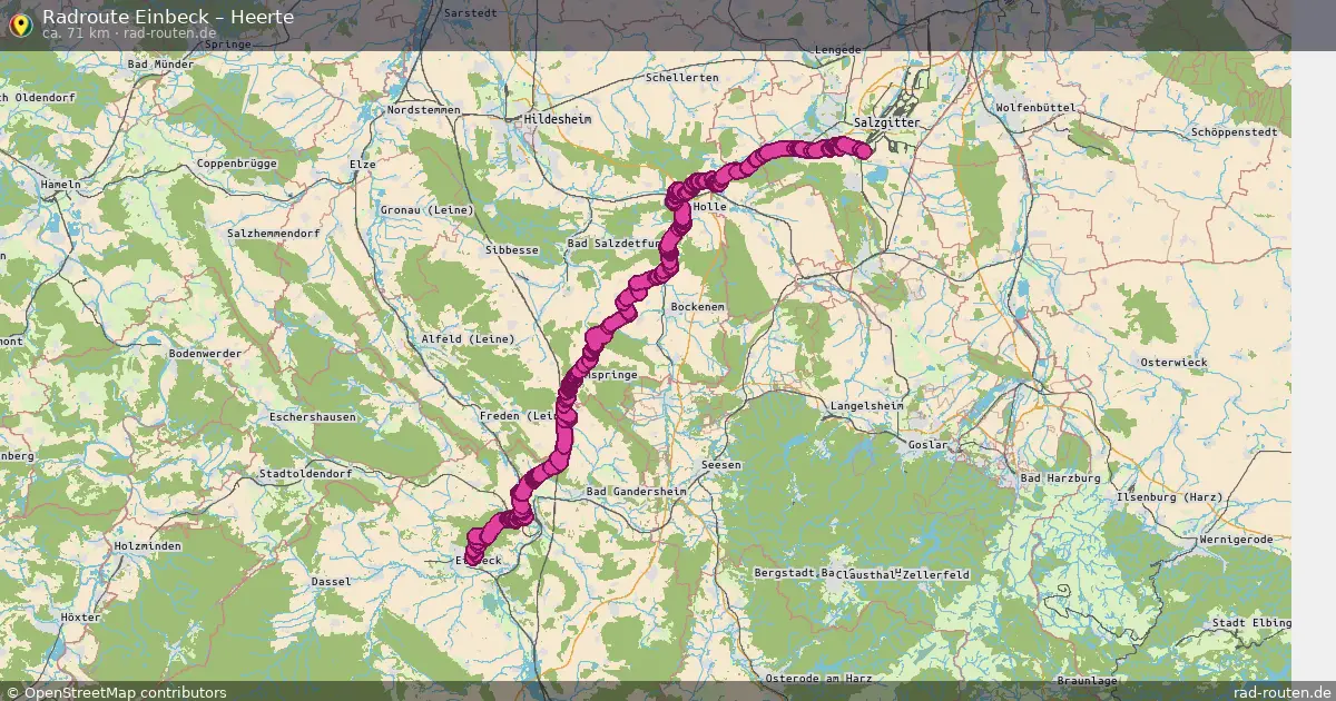 Radtour Einbeck – Heerte