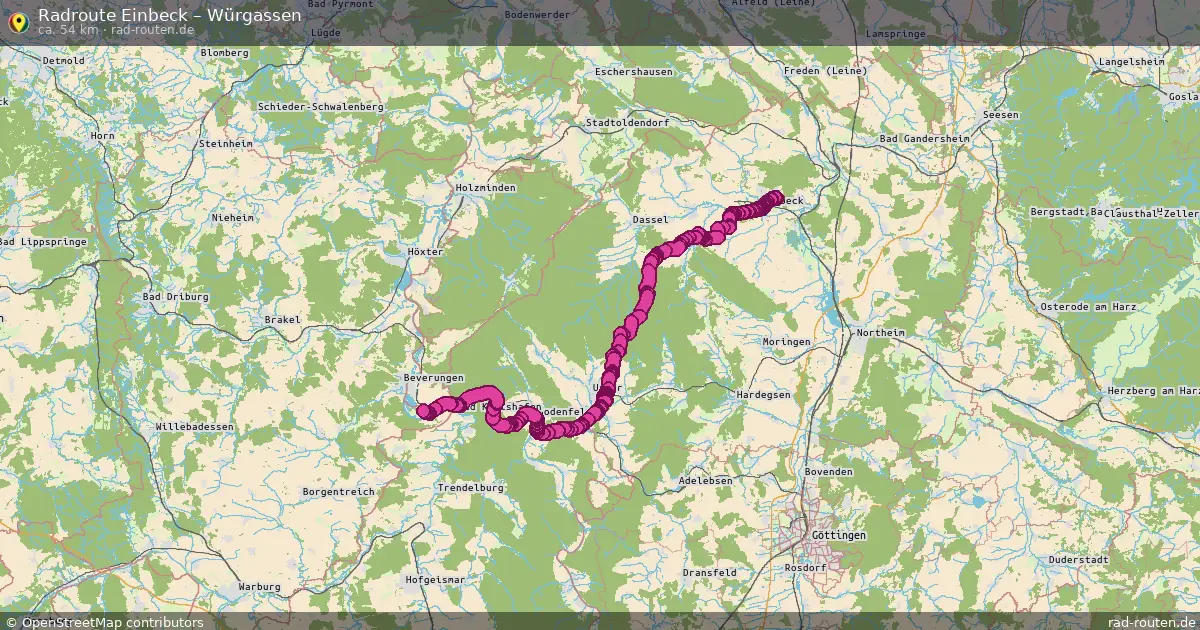 Radtour Einbeck – Würgassen
