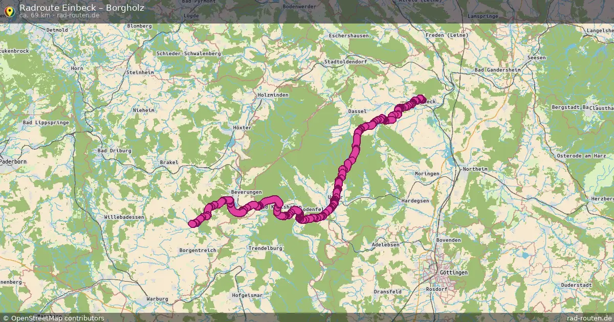 Radtour Einbeck – Borgholz