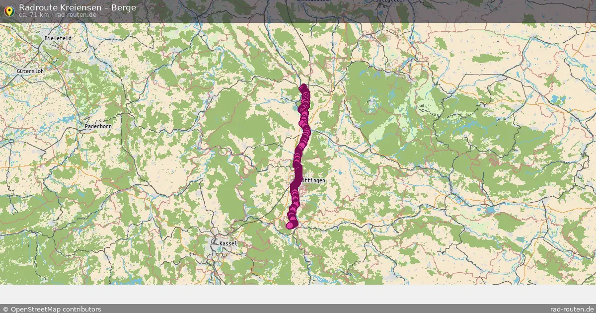 Radtour Kreiensen – Berge