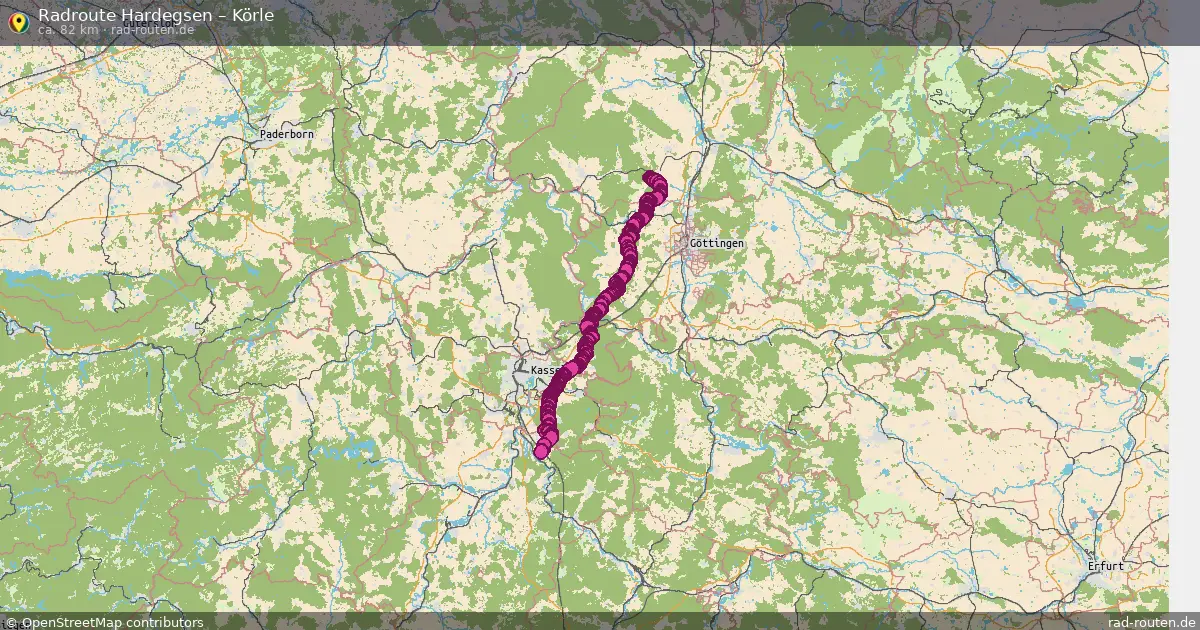 Radtour Hardegsen – Körle