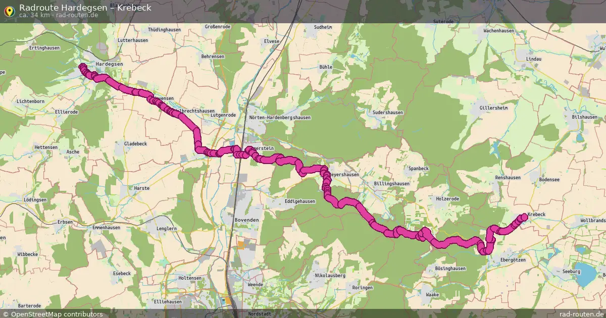 Radtour Hardegsen – Krebeck