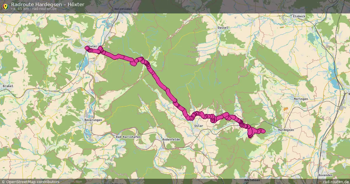 Radtour Hardegsen – Höxter