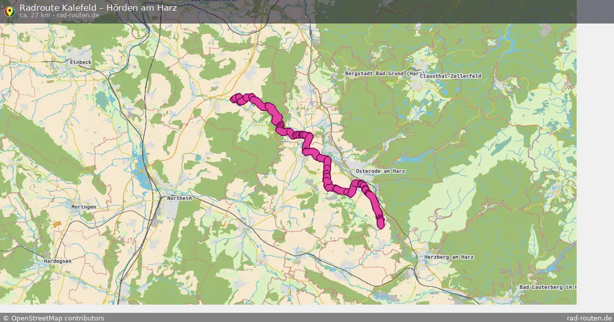 Radtour Kalefeld – Hörden Am Harz