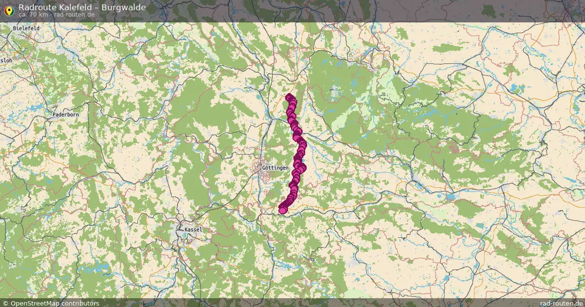 Radtour Kalefeld – Burgwalde