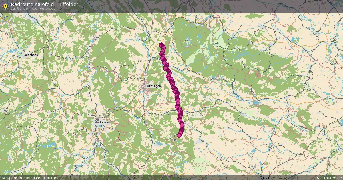 Radtour Kalefeld – Effelder
