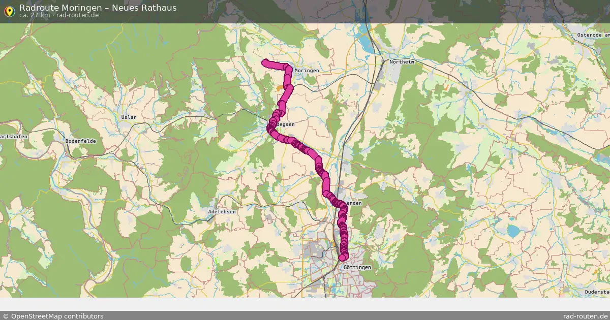 Radtour Moringen – Goethe-Allee