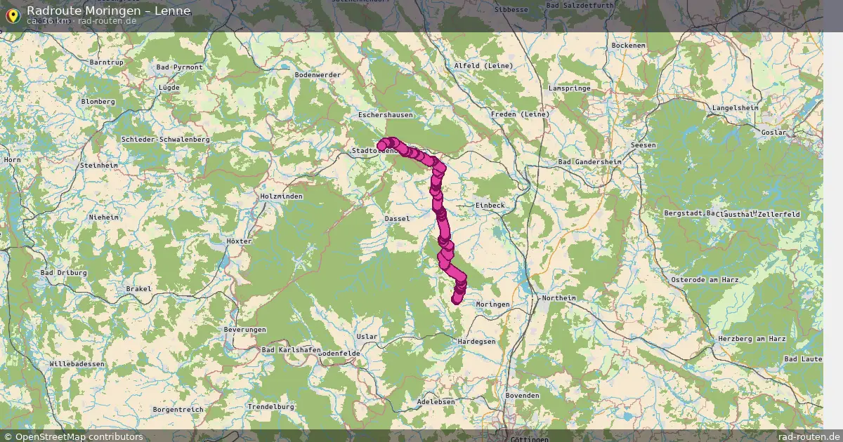 Radtour Moringen – Lenne