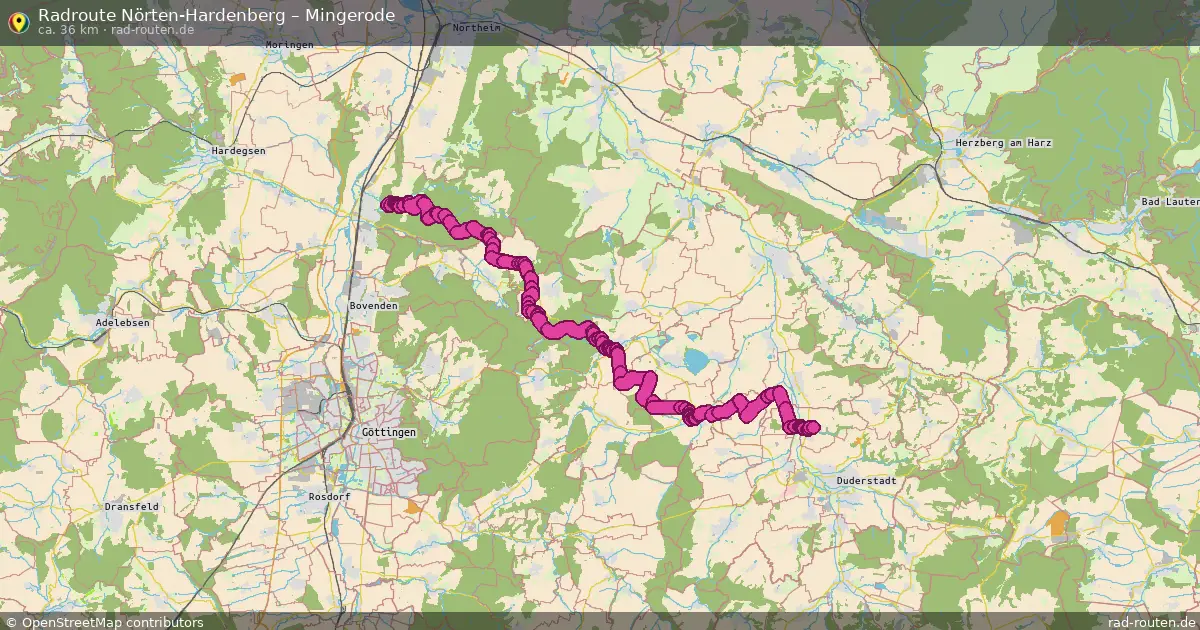 Radtour Nörten-Hardenberg – Mingerode