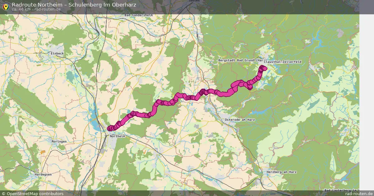 Radtour Northeim – Schulenberg Im Oberharz